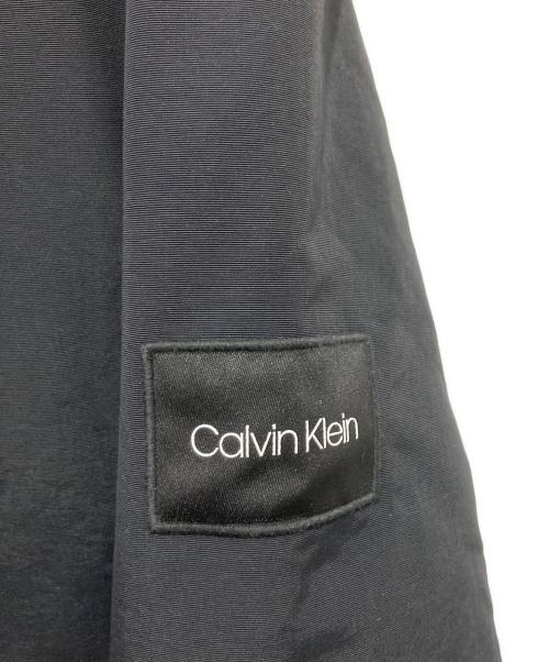 Calvin Klein（カルバンクライン）Calvin Klein (カルバンクライン) エッセンシャル パデッド ブルゾン ブラック サイズ:Lの古着・服飾アイテム