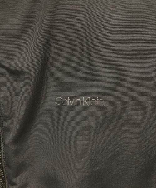 Calvin Klein（カルバンクライン）Calvin Klein (カルバンクライン) エッセンシャル パデッド ブルゾン ブラック サイズ:Lの古着・服飾アイテム
