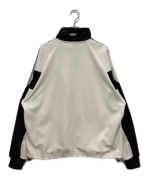UMBRO（アンブロ）UMBRO (アンブロ) FREAK'S STORE (フリークスストア) 別注 トラックジャケット ベージュ×ブラウン サイズ:Lの古着・服飾アイテム