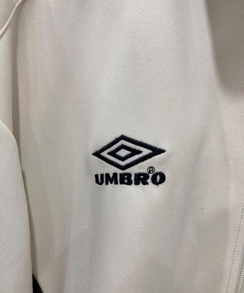 UMBRO（アンブロ）UMBRO (アンブロ) FREAK'S STORE (フリークスストア) 別注 トラックジャケット ベージュ×ブラウン サイズ:Lの古着・服飾アイテム