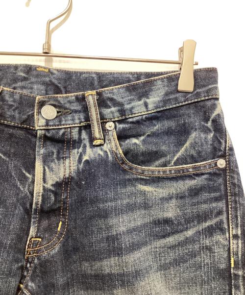 Hysteric Glamour（ヒステリックグラマー）Hysteric Glamour (ヒステリックグラマー) スタッズ セルビッチデニムパンツ インディゴ サイズ:W30の古着・服飾アイテム