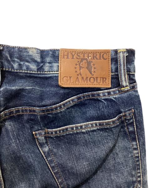 Hysteric Glamour（ヒステリックグラマー）Hysteric Glamour (ヒステリックグラマー) スタッズ セルビッチデニムパンツ インディゴ サイズ:W30の古着・服飾アイテム