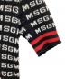 中古・古着 MSGM (エムエスジーエム) 総柄半袖ニット ブラック サイズ:S：7000円