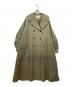 Dessin de mode（デッサンデモード）の古着「ギャザースリーブトレンチコート Dessin de mode」｜カーキ