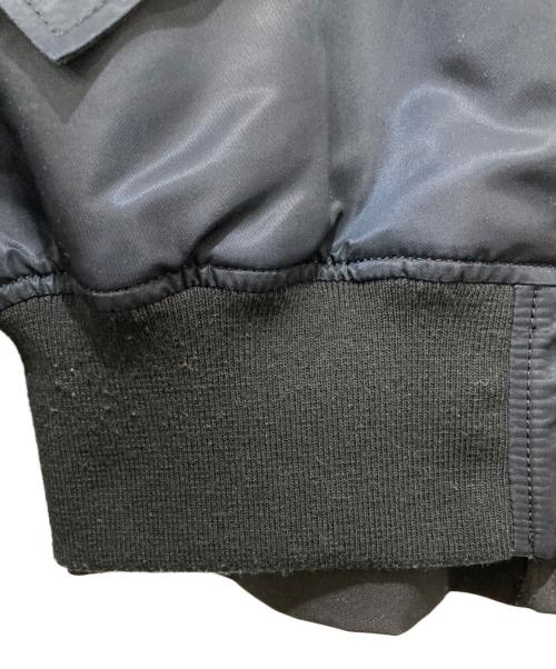 uniform experiment（ユニフォームエクスペリメント）uniform experiment (ユニフォームエクスペリメント) REVERSIBLE MA-1 ブラック サイズ:1の古着・服飾アイテム