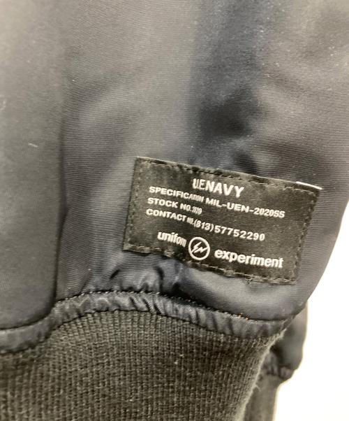 uniform experiment（ユニフォームエクスペリメント）uniform experiment (ユニフォームエクスペリメント) REVERSIBLE MA-1 ブラック サイズ:1の古着・服飾アイテム