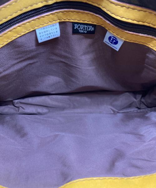 PORTER（ポーター）PORTER (ポーター) BARON  SHOULDER BAG イエロー サイズ:下記参照の古着・服飾アイテム