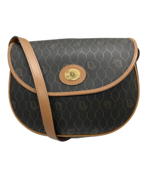 Christian Dior（クリスチャン ディオール）Christian Dior (クリスチャン ディオール) ハニカム柄 ショルダーバッグ ブラウンの古着・服飾アイテム