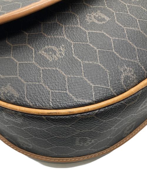 Christian Dior（クリスチャン ディオール）Christian Dior (クリスチャン ディオール) ハニカム柄 ショルダーバッグ ブラウンの古着・服飾アイテム