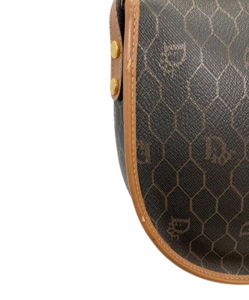 Christian Dior（クリスチャン ディオール）Christian Dior (クリスチャン ディオール) ハニカム柄 ショルダーバッグ ブラウンの古着・服飾アイテム