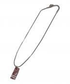 Christian Diorクリスチャン ディオール）の古着「トロッタープレートNo.2ネックレス」｜シルバー