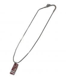 Christian Dior（クリスチャン ディオール）の古着「トロッタープレートNo.2ネックレス」｜シルバー