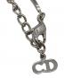 中古・古着 Christian Dior (クリスチャン ディオール) トロッタープレートNo.2ネックレス シルバー：7000円