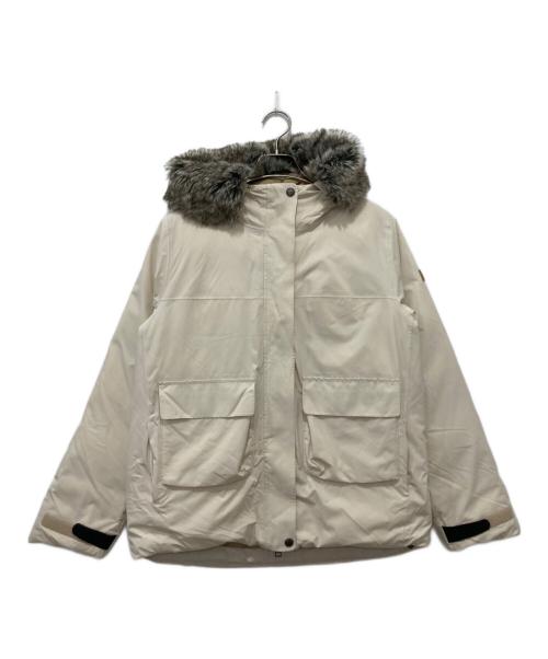 AIGLE（エーグル）AIGLE (エーグル) 透湿防水 フーデット ファーダウン ジャケット アイボリー サイズ:Mの古着・服飾アイテム