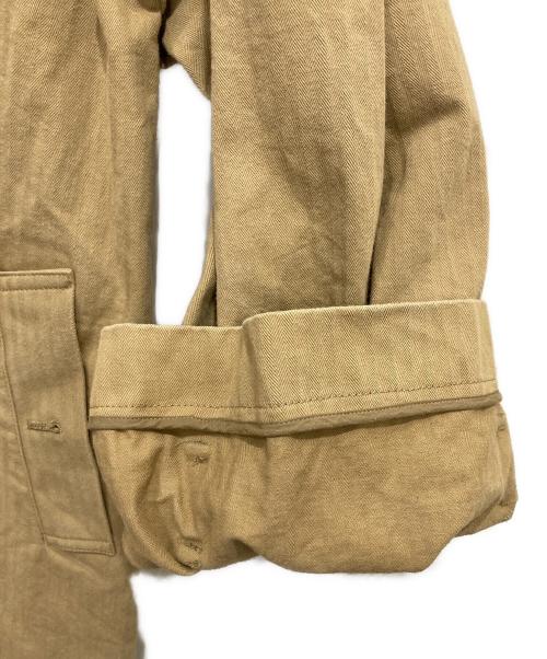 ETRE（エトレ）ETRE (エトレ) ヘリンボーンオーバーサイズコート ベージュ サイズ:Sの古着・服飾アイテム