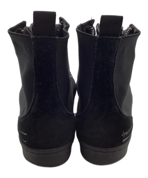 Yohji Yamamoto pour homme（ヨウジヤマモト プールオム）Yohji Yamamoto pour homme (ヨウジヤマモト プールオム) adidas (アディダス) ZIPPER STAR MID ブラック サイズ:26ｃｍの古着・服飾アイテム