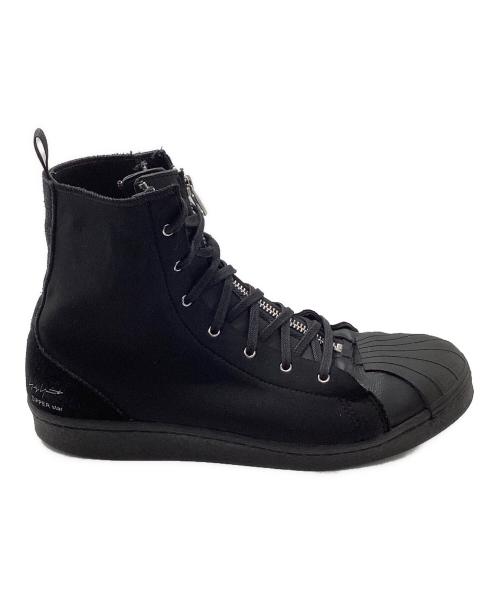 Yohji Yamamoto pour homme（ヨウジヤマモト プールオム）Yohji Yamamoto pour homme (ヨウジヤマモト プールオム) adidas (アディダス) ZIPPER STAR MID ブラック サイズ:26ｃｍの古着・服飾アイテム