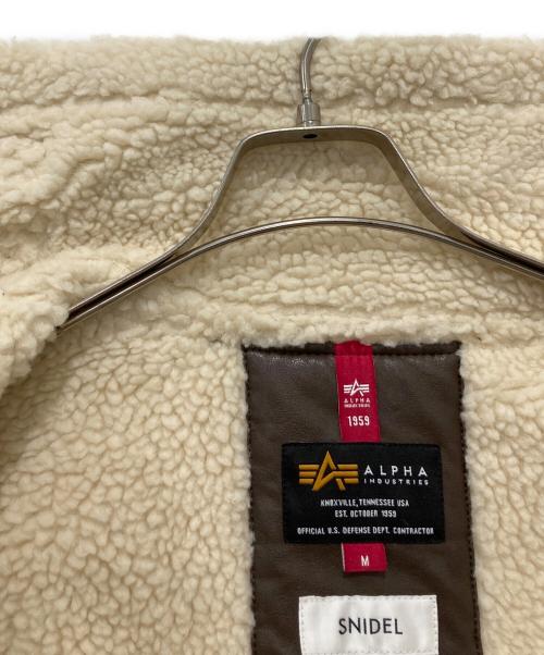 ALPHA（アルファ）ALPHA (アルファ) Snidel (スナイデル) B-3 ジャケット ベージュ サイズ:1の古着・服飾アイテム