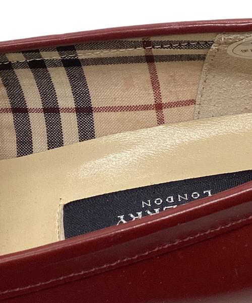 BURBERRY LONDON（バーバリーロンドン）BURBERRY LONDON (バーバリーロンドン) コインローファー レッド サイズ:23ｃｍの古着・服飾アイテム