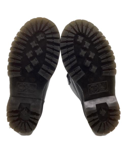 Dr.Martens（ドクターマーチン）Dr.Martens (ドクターマーチン) Devon Flower Buckle Leather Platform Boots ブラック サイズ:UK4の古着・服飾アイテム