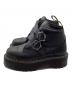 Dr.Martens (ドクターマーチン) Devon Flower Buckle Leather Platform Boots ブラック サイズ:UK4：10000円