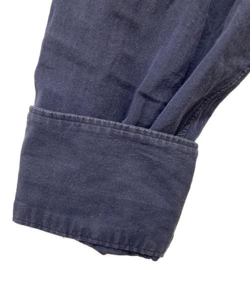 COMOLI（コモリ）COMOLI (コモリ) バンドカラーシャツ ネイビー サイズ:1（S)の古着・服飾アイテム