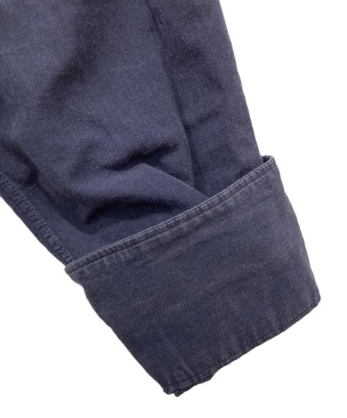 COMOLI（コモリ）COMOLI (コモリ) バンドカラーシャツ ネイビー サイズ:1（S)の古着・服飾アイテム