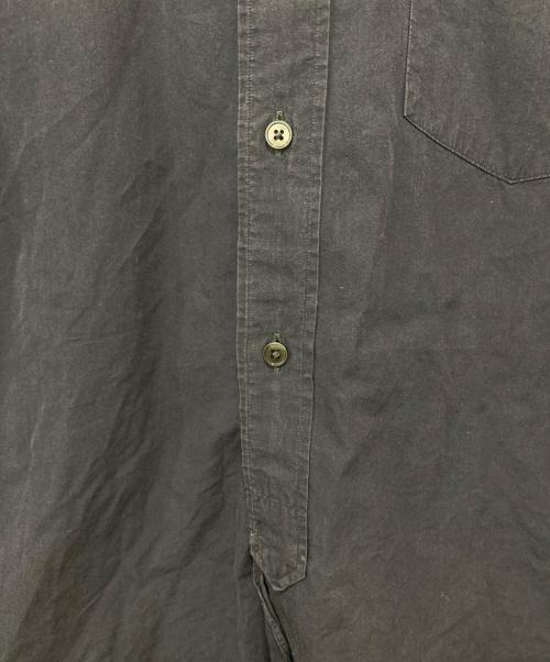 COMOLI（コモリ）COMOLI (コモリ) バンドカラーシャツ ネイビー サイズ:1（S)の古着・服飾アイテム