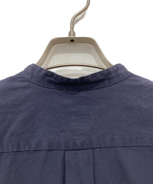 COMOLI（コモリ）COMOLI (コモリ) バンドカラーシャツ ネイビー サイズ:1（S)の古着・服飾アイテム