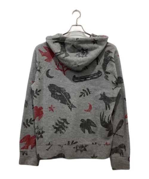 POLO COUNTRY（ポロカントリー）POLO COUNTRY (ポロカントリー) Brushed Fleece Graphic Hoodie グレー サイズ:Mの古着・服飾アイテム
