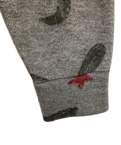 POLO COUNTRY（ポロカントリー）POLO COUNTRY (ポロカントリー) Brushed Fleece Graphic Hoodie グレー サイズ:Mの古着・服飾アイテム