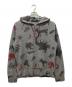 POLO COUNTRY（ポロカントリー）の古着「Brushed Fleece Graphic Hoodie」｜グレー
