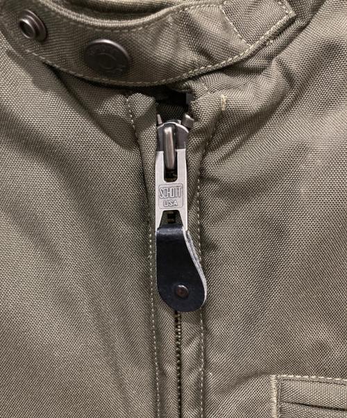 Schott（ショット）Schott (ショット) コーデュラナイロン スタンドライダース カーキ サイズ:Mの古着・服飾アイテム