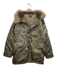 Hysteric Glamour（ヒステリックグラマー）の古着「タイガーカモN-3Bコート」｜カーキ