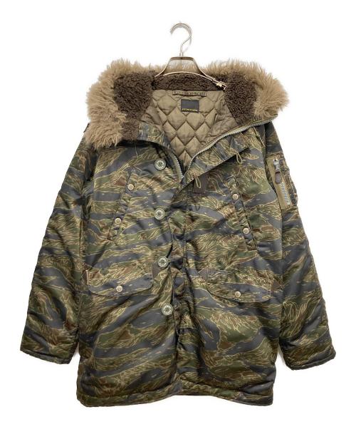 Hysteric Glamour（ヒステリックグラマー）Hysteric Glamour (ヒステリックグラマー) タイガーカモN-3Bコート カーキ サイズ:Mの古着・服飾アイテム