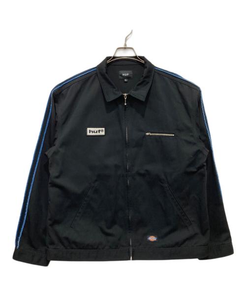 HUF（ハフ）HUF (ハフ) Dickies (ディッキーズ) EISENHOWER JACKET ブラック サイズ:XLの古着・服飾アイテム