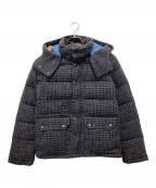 THE NORTHFACE PURPLELABEL×Harris Tweedザ・ノースフェイス パープルレーベル×ハリスツイード）の古着「ウールダウンジャケット」｜グレー