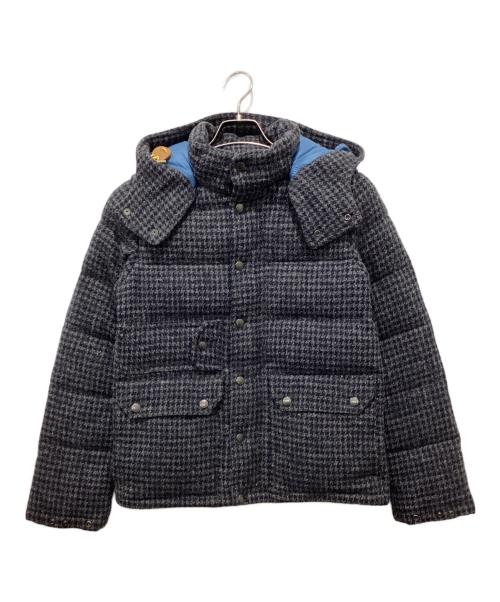 THE NORTHFACE PURPLELABEL（ザ・ノースフェイス パープルレーベル）THE NORTHFACE PURPLELABEL (ザ・ノースフェイス パープルレーベル) Harris Tweed (ハリスツイード) ウールダウンジャケット グレー サイズ:Sの古着・服飾アイテム