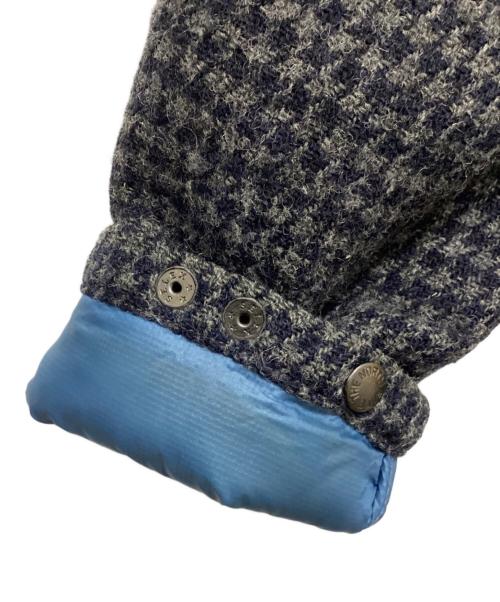 THE NORTHFACE PURPLELABEL（ザ・ノースフェイス パープルレーベル）THE NORTHFACE PURPLELABEL (ザ・ノースフェイス パープルレーベル) Harris Tweed (ハリスツイード) ウールダウンジャケット グレー サイズ:Sの古着・服飾アイテム