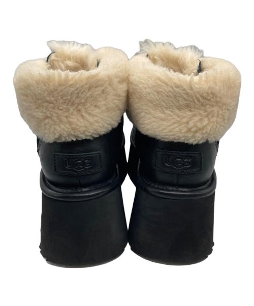 UGG（アグ）UGG (アグ) Esmee Leather Lace Up ブラック サイズ:24cmの古着・服飾アイテム