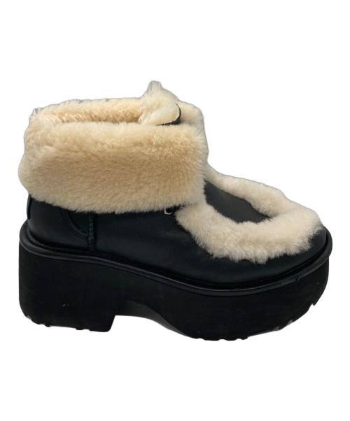 UGG（アグ）UGG (アグ) Esmee Leather Lace Up ブラック サイズ:24cmの古着・服飾アイテム