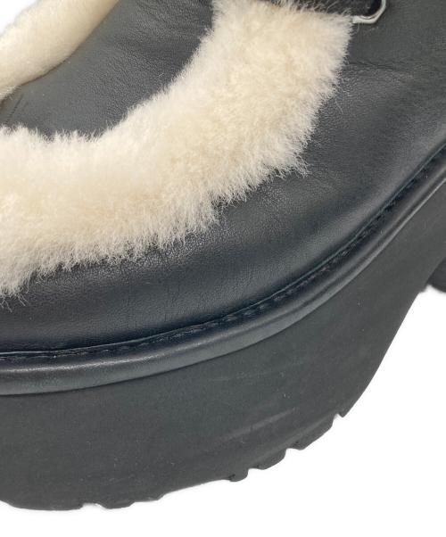 UGG（アグ）UGG (アグ) Esmee Leather Lace Up ブラック サイズ:24cmの古着・服飾アイテム