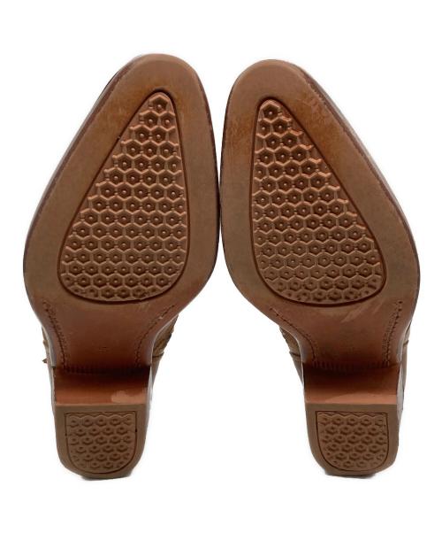 NEVADA（ネバダ）NEVADA (ネバダ) サイドジップ ウエスタンブーツ ショートブーツ ブラウン サイズ:25.5cmの古着・服飾アイテム