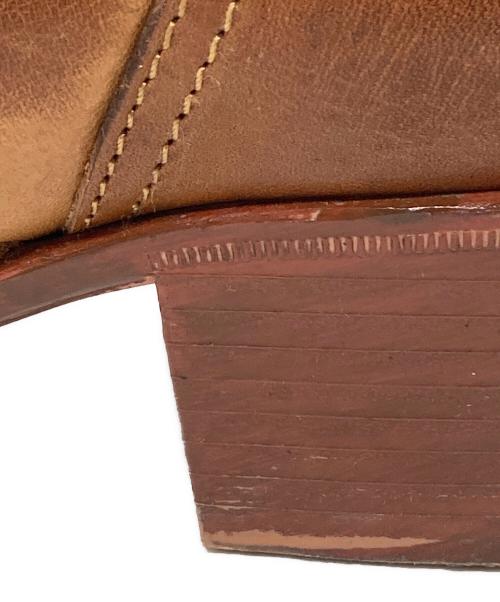 NEVADA（ネバダ）NEVADA (ネバダ) サイドジップ ウエスタンブーツ ショートブーツ ブラウン サイズ:25.5cmの古着・服飾アイテム