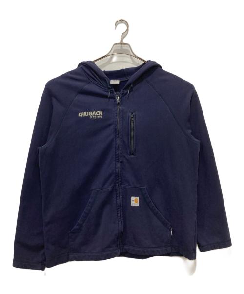 CarHartt（カーハート）CarHartt (カーハート) ジップパーカー ネイビー サイズ:Lの古着・服飾アイテム