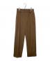 MARGARET HOWELL（マーガレットハウエル）の古着「ウールスラックス」｜ブラウン