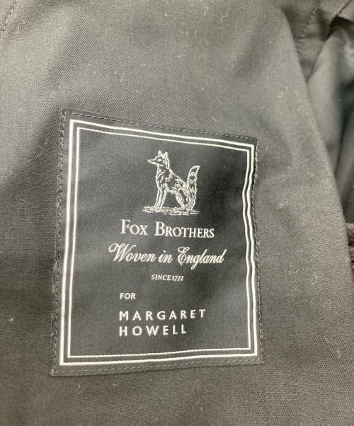 MARGARET HOWELL（マーガレットハウエル）MARGARET HOWELL (マーガレットハウエル) FOX BROTHERS (フォックスブラザーズ) スラックス ブラック サイズ:1の古着・服飾アイテム