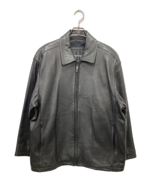 ANDREW MARC（アンデュリューマーク）ANDREW MARC (アンデュリューマーク) レザージャケット ブラック サイズ:Mの古着・服飾アイテム