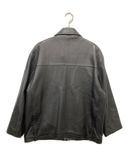 ANDREW MARC（アンデュリューマーク）ANDREW MARC (アンデュリューマーク) レザージャケット ブラック サイズ:Mの古着・服飾アイテム