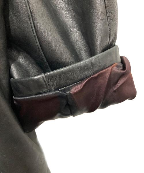ANDREW MARC（アンデュリューマーク）ANDREW MARC (アンデュリューマーク) レザージャケット ブラック サイズ:Mの古着・服飾アイテム
